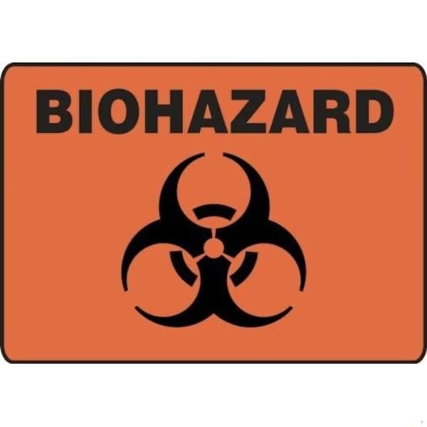 Accuform SAFETY SIGN BIOHAZARD 10 in X 14 in MBHZ530XT - main